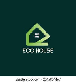 Eco House Konzept Logo Symbol Design Vorlage. 
