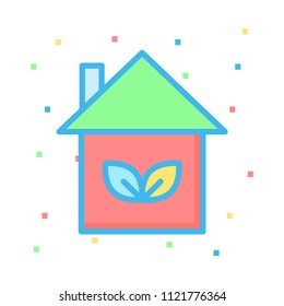 Eco house energy power 