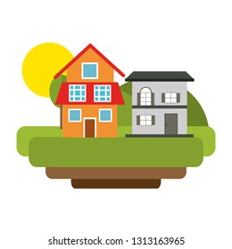 Eco house with green energy