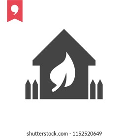 eco house icon