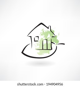 eco house icon