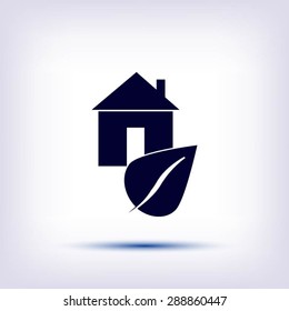 Eco House icon.