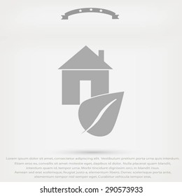 Eco House icon.