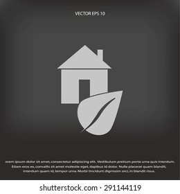 Eco House icon.