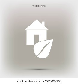 Eco House icon.