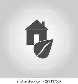 Eco House icon.