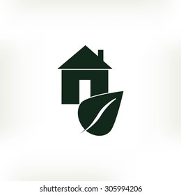 Eco House icon.