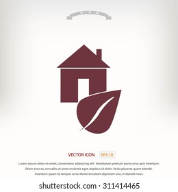 Eco House icon.