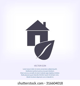 Eco House icon.