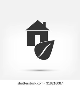 Eco House icon.