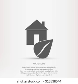 Eco House icon.