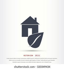 Eco House icon.