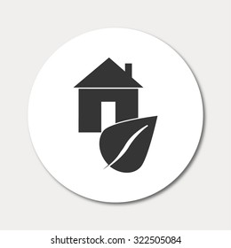 Eco House icon.