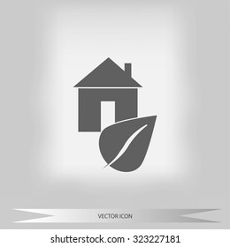 Eco House icon.