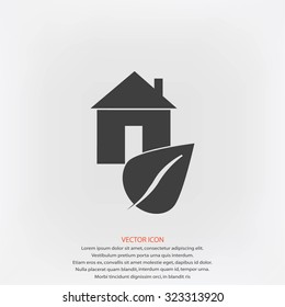 Eco House icon.