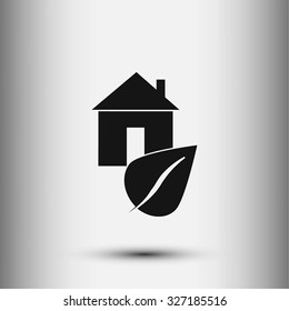 Eco House icon.