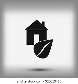Eco House icon.
