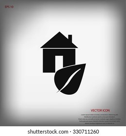 Eco House icon.