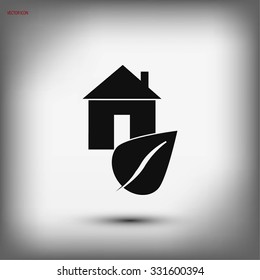 Eco House icon.
