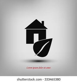 Eco House icon.