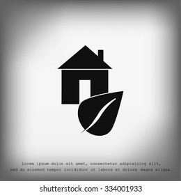 Eco House icon.