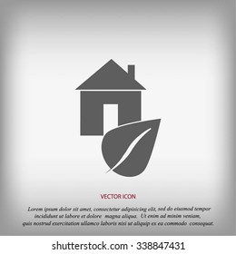 Eco House icon.