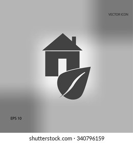 Eco House icon.
