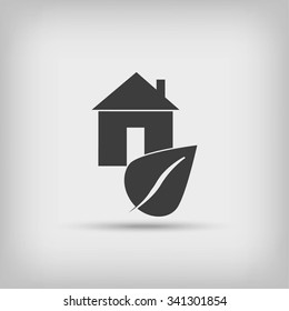 Eco House icon.