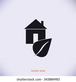Eco House icon.