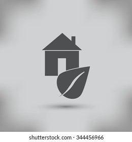 Eco House icon.