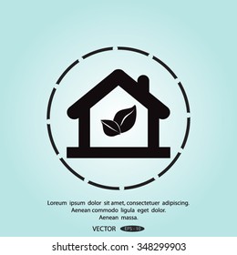 Eco House icon.