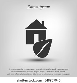 Eco House icon.