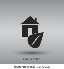 Eco House icon.