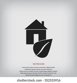 Eco House icon.