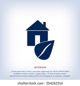 Eco House icon.