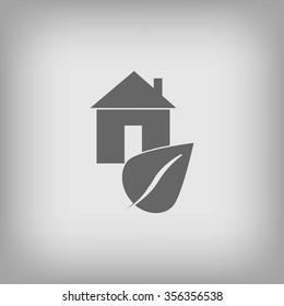 Eco House icon.