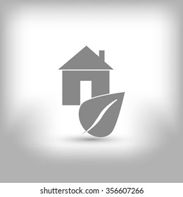 Eco House icon.