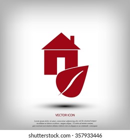 Eco House icon.