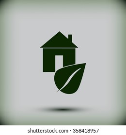 Eco House icon.