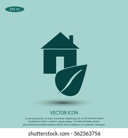Eco House icon.