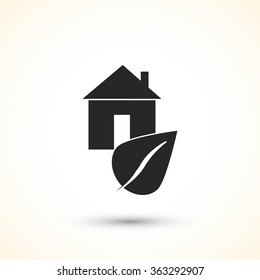 Eco House icon.