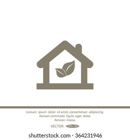 Eco House icon.