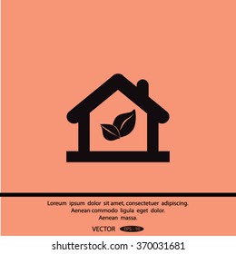 Eco House icon.