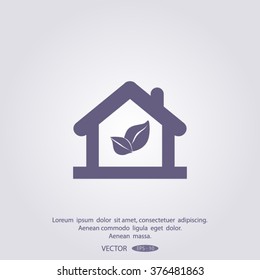 Eco House icon.