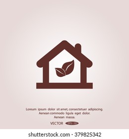 Eco House icon.