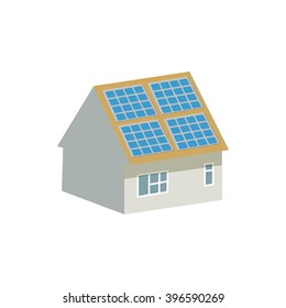Eco house icon