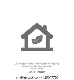 Eco House icon.