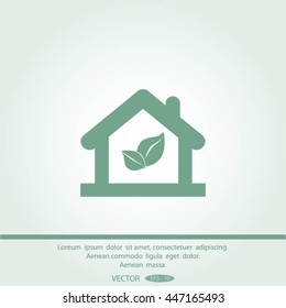 Eco House icon.