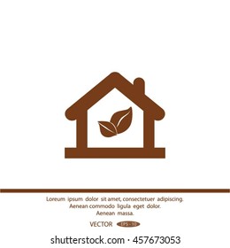 Eco House icon.