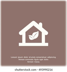 Eco House icon.